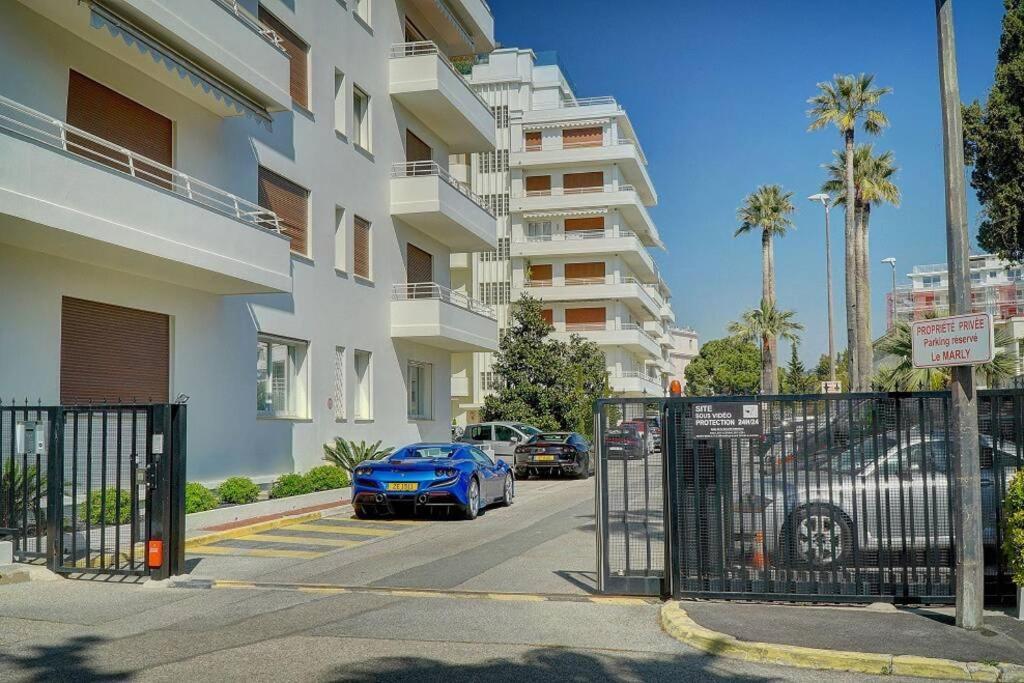 カンヌLe Palm - 100M Plage - Croisette - Verriere Cote D'Azurアパートメント エクステリア 写真