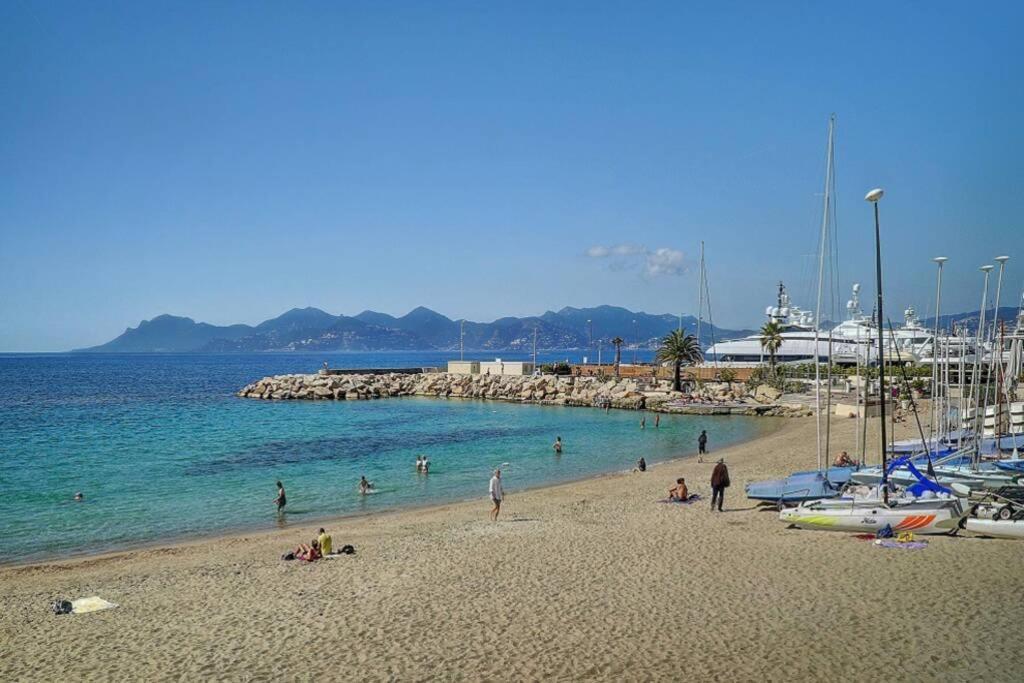 カンヌLe Palm - 100M Plage - Croisette - Verriere Cote D'Azurアパートメント エクステリア 写真